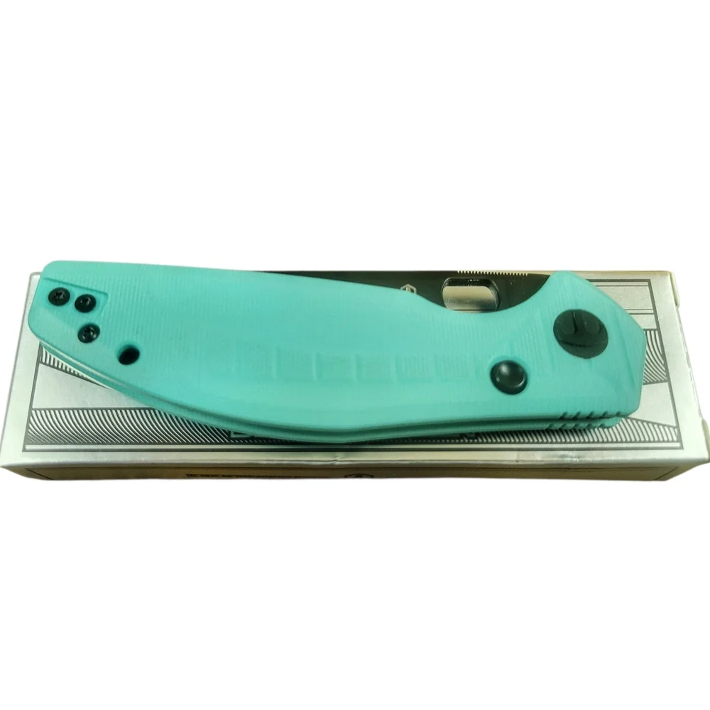 BESTECHMAN // Angry Owl // D2, G10 Scales // Button Liner Lock Knife
